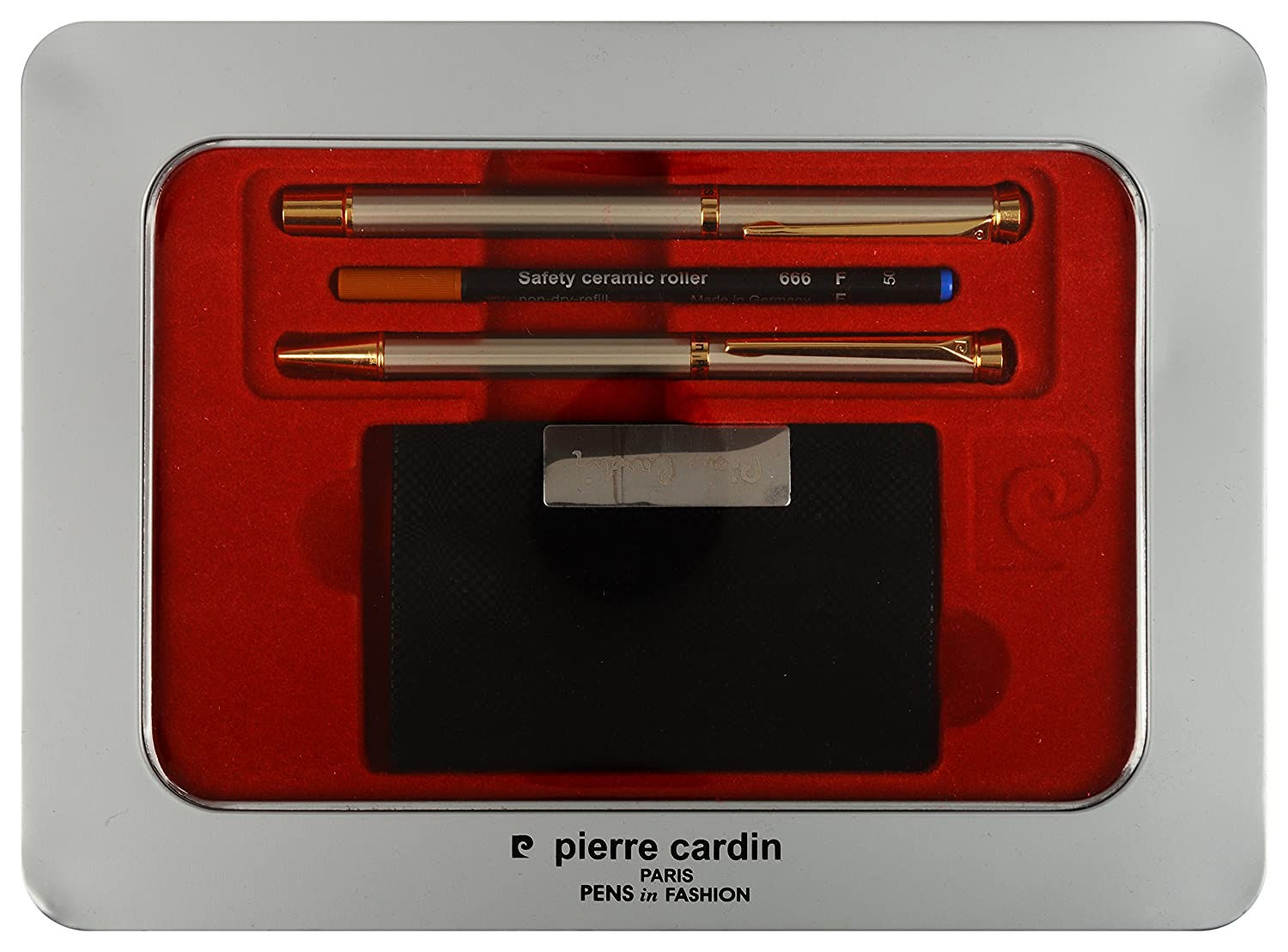 Pierre Cardin Cristal Series Tycoon Titanium Duet Set CI-PC-23