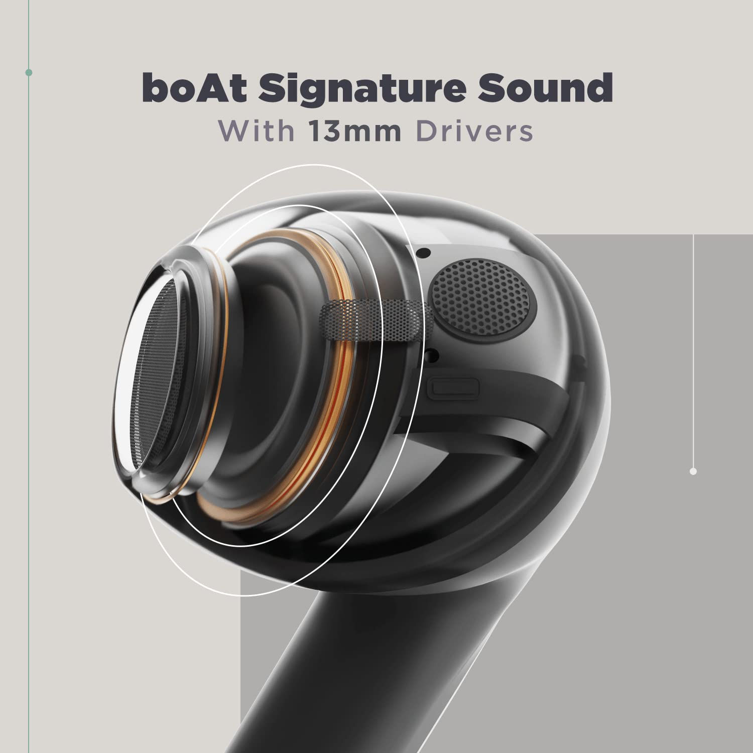 boAt Airdopes Atom 81 TWS Earbuds with Upto 50H Playtime, Quad Mics ENx™ Tech