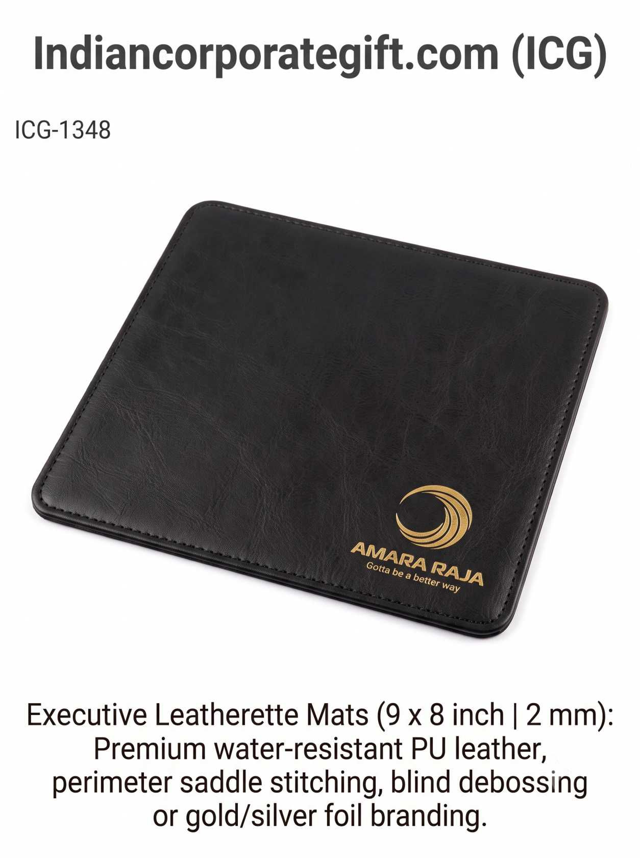 Best Price Executive Leatherette Mats ICG-1348 by Indian Corporate Gift (ICG)