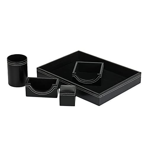 Миниатюра: Vegan Leather Desktop Organizer-17