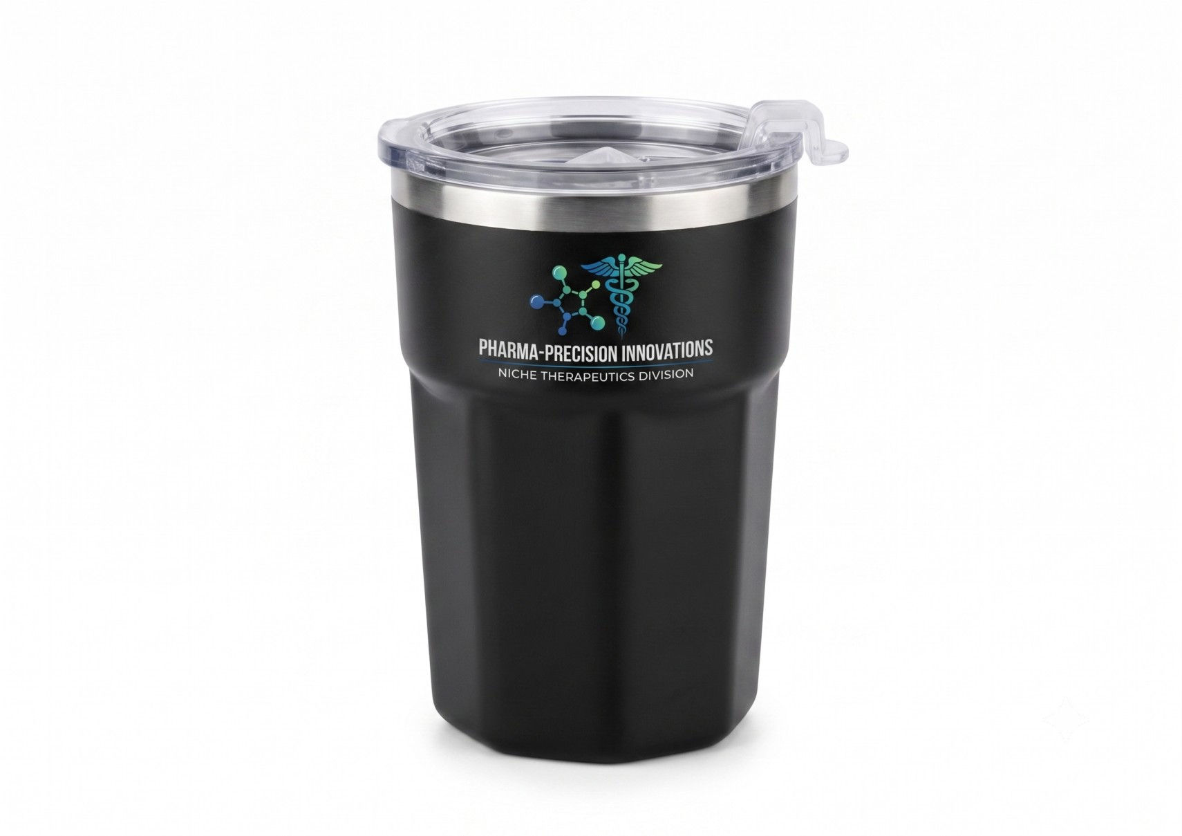 Hexa Flip Stainless Steel Mug with Flip Top Lid – (CI-IMP-1120)
