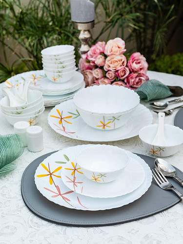 Colour La Opala Diva Dinner Plates Glass Dinner La Opala Dinner