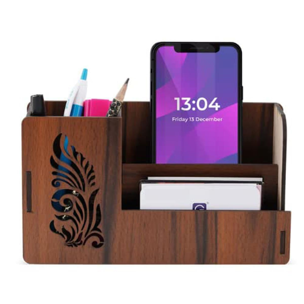 Wood desktop organiser CI-10