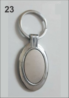 Custom Engraved Metal Keychain with premium stainless steel finish-40
