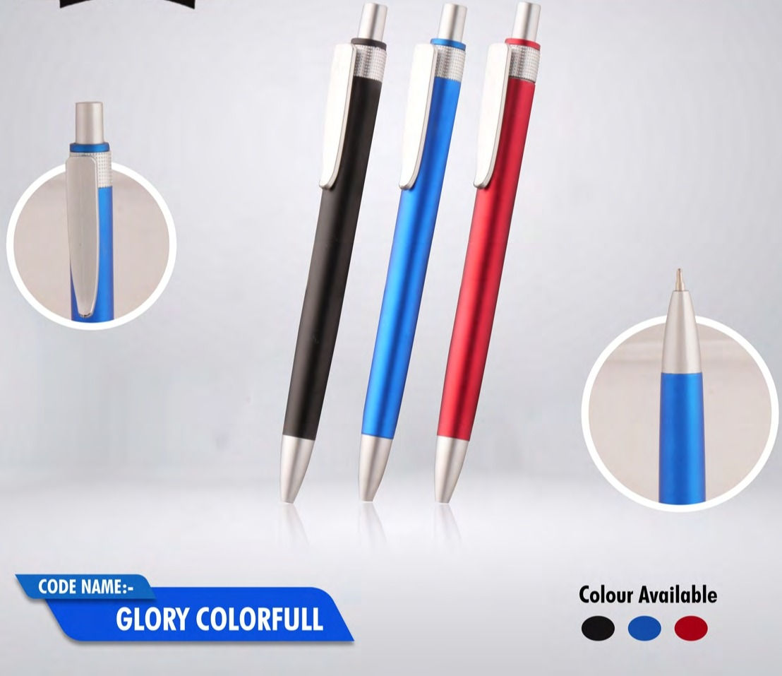 Plastic Ball Pen GLORY COLORFULL