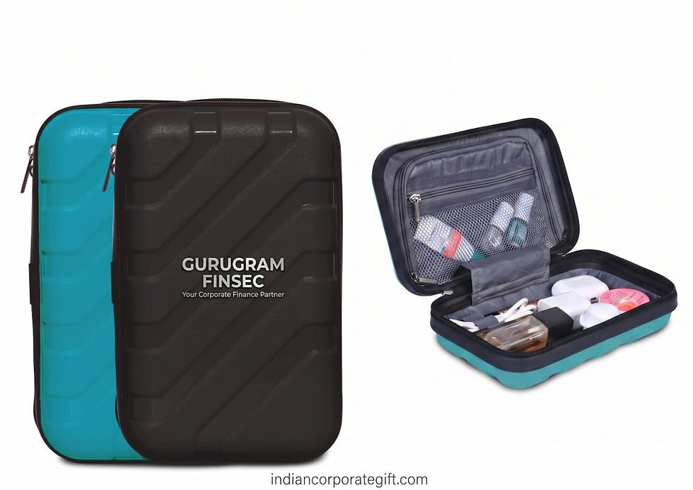 Custom Gurugram FinSec Hard Shell Travel Organizer