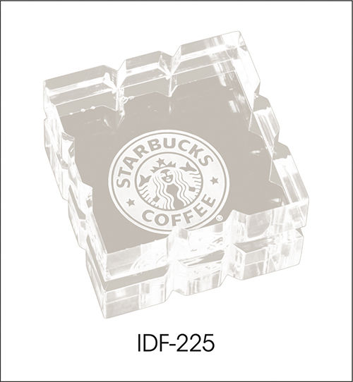 Acrylic Starbucks paper weight IDF-225