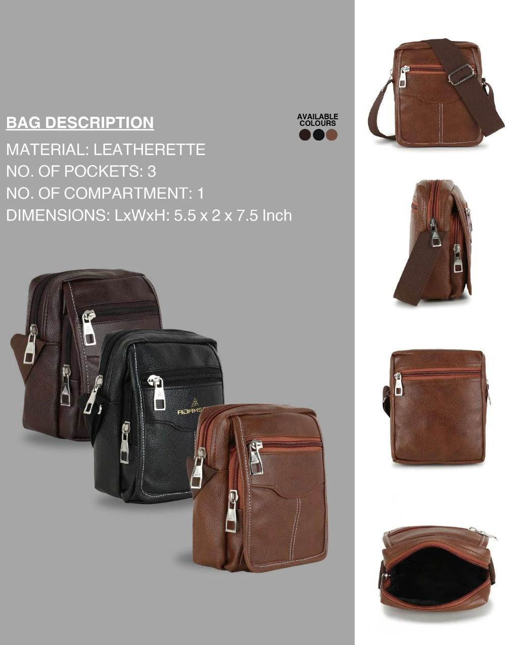 Sling Bag Vegan Leather CI-33