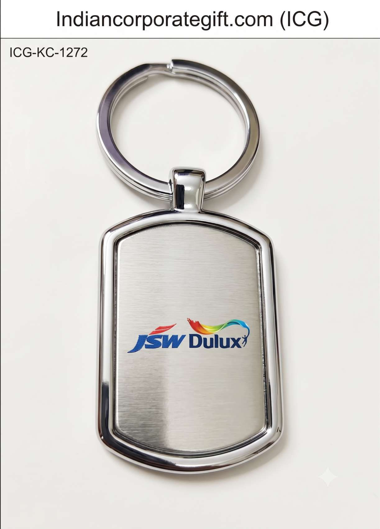 Premium Metal Rectangular Keychain ICG-KC-1272 at Factory Price in Bengaluru