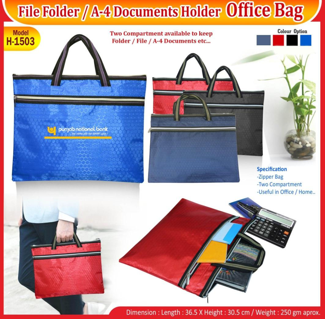 File Folder A-4 Document Holder CI-H-1503