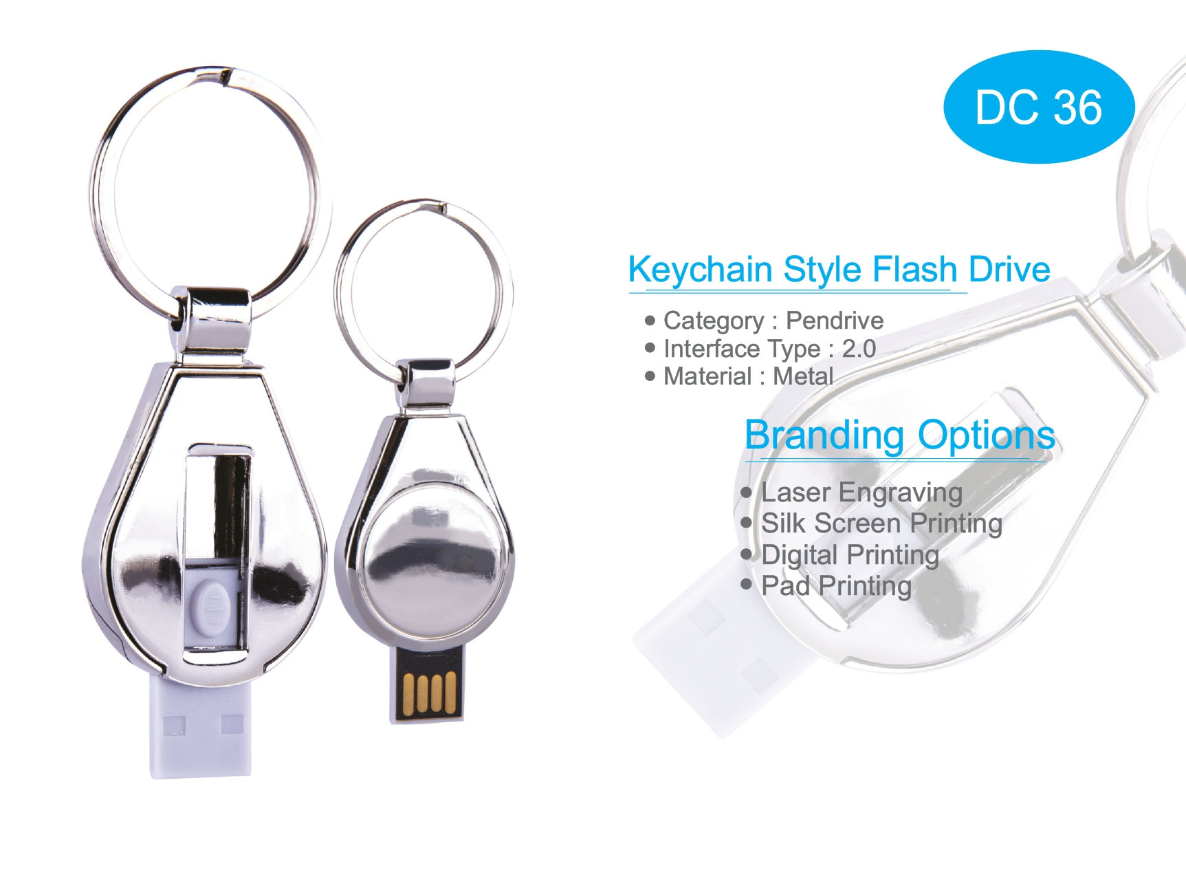 Keychain Style Flash Drive DC-36