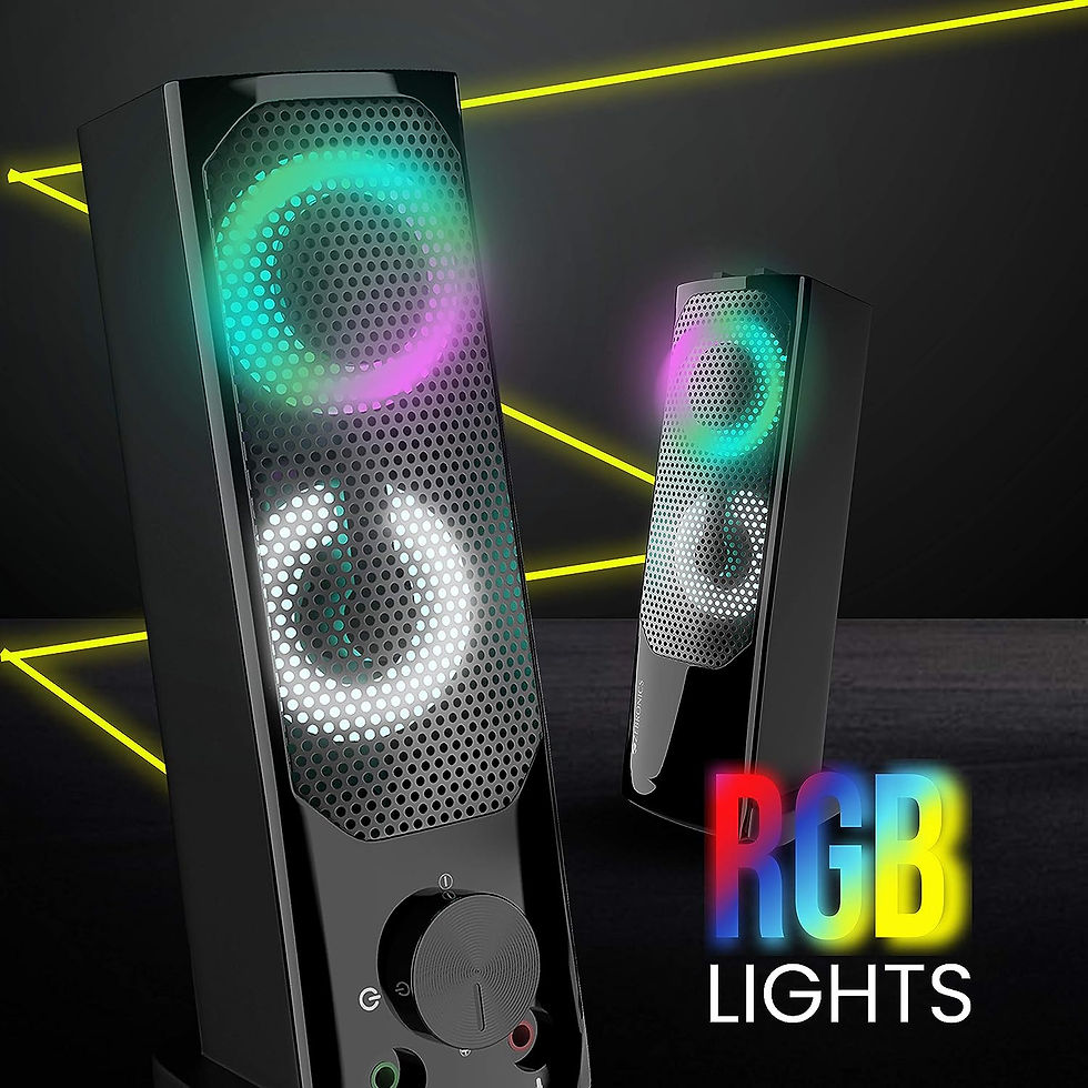 Thumbnail: ZEBRONICS Zeb Wonderbar 10 USB Powered 2.0 Computer Speaker with RGB Lights