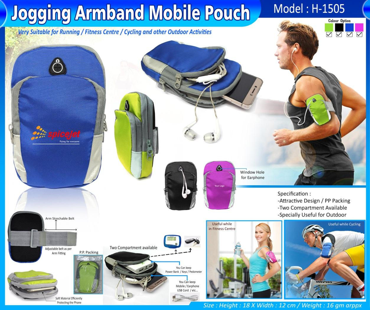Jogging Armband Mobile Pouch CI-H-1505