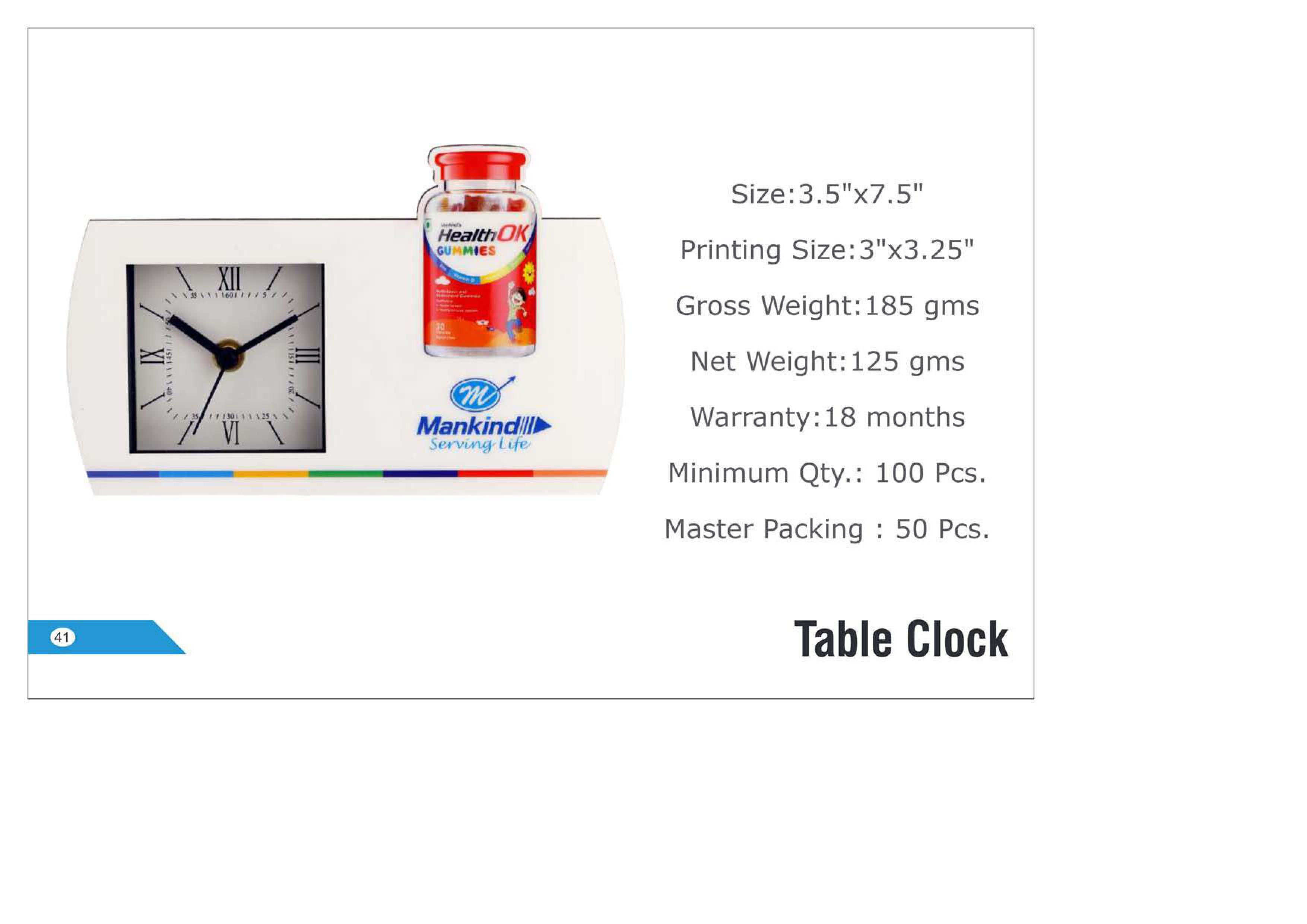 Pen Holder With Clock, Business Visiting Card And Mobile Stand |