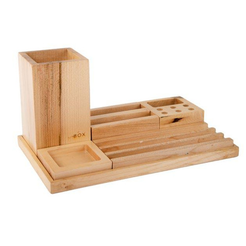 Wood desktop organiser CI01 Corporate Gifts