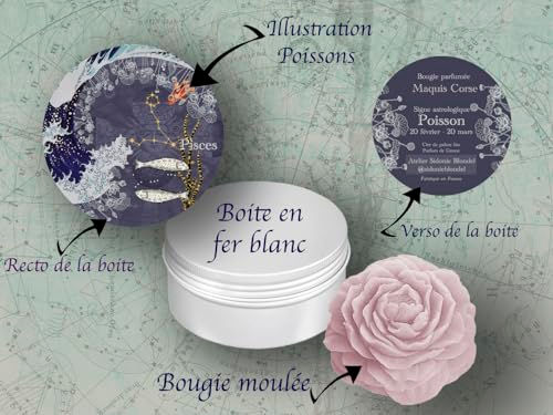 Bougie parfumée dans sa boîte - POISSON