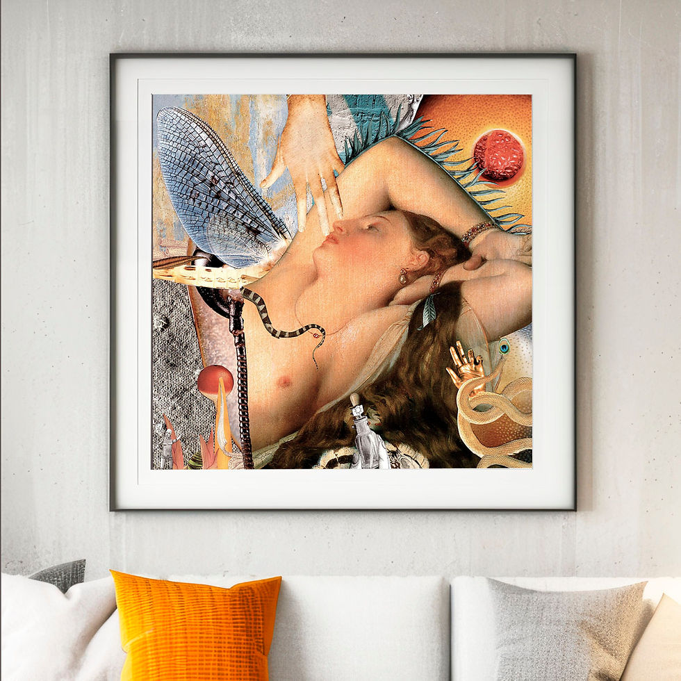 Miniature : L'odalisque et l'esclave.
