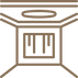 Ceiling tongue and groove icon