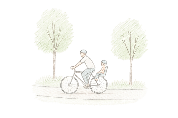Radfahrer Zeichnung