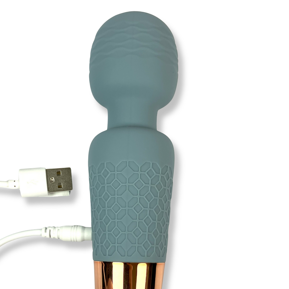 Thumbnail: Siena – Powerful wand vibrator with broad head, flexible neck, and deep rumbly vibrations, in smooth body-safe silicone.