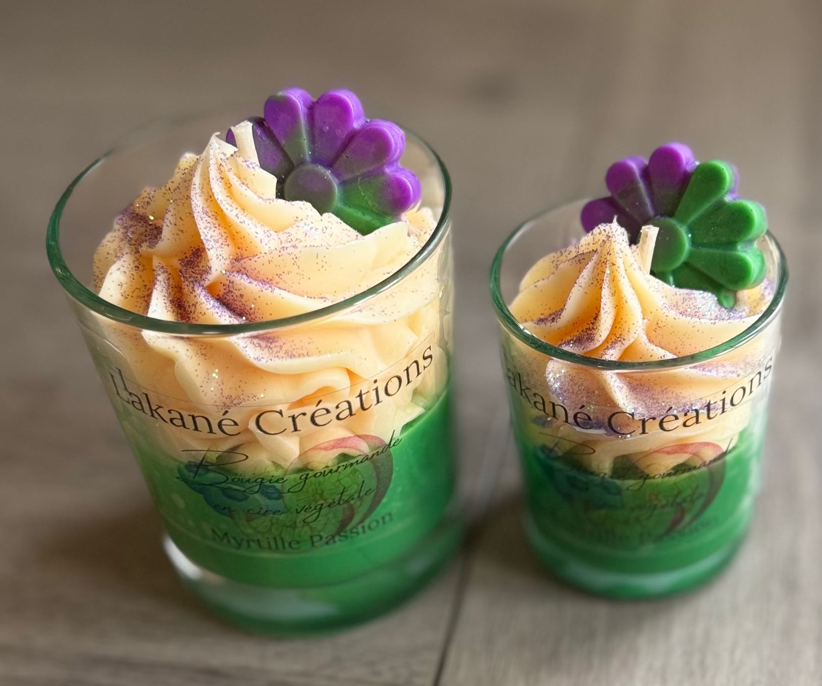 Bougie passion myrtille