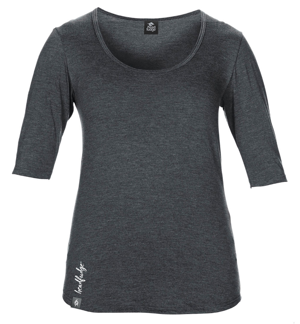 Women's Freestyle 3/4 Sleeve T-shirt - Charcoal (D64)
