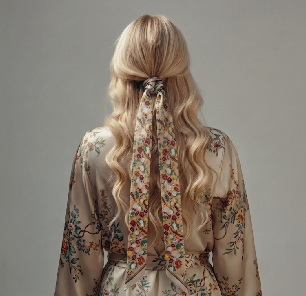 Silk twilly · 100% silk