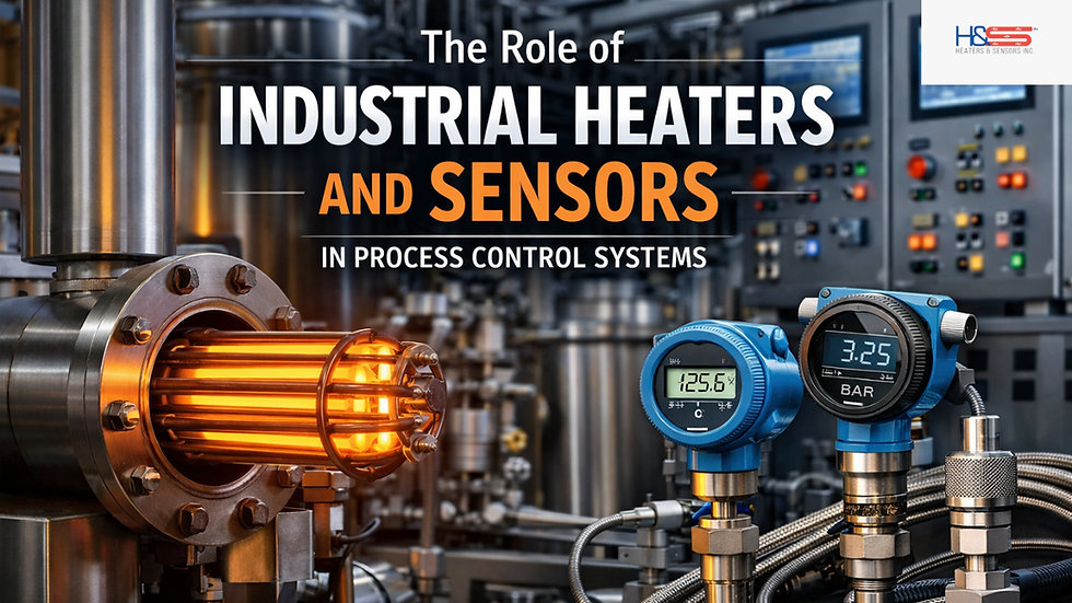 The Role of Industrial Heaters and Sensors in Process Control Systems