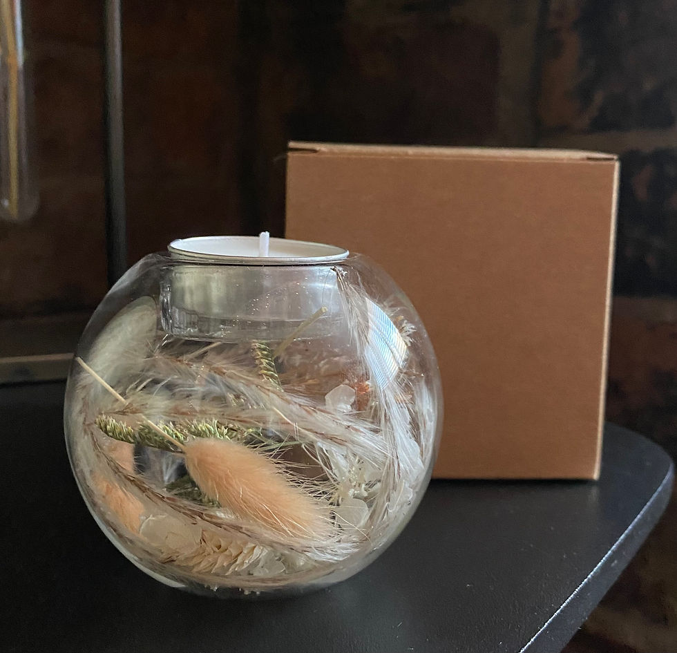 Thumbnail: Botanical Glass Tealight Holder