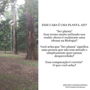 Big Brother Brasil x Ser planta, é uma ofensa ao mundo vegetal?