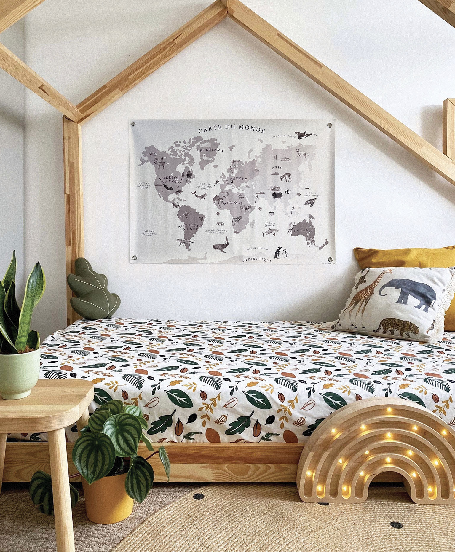 CARTE DU MONDE (grand format) Indéchirable