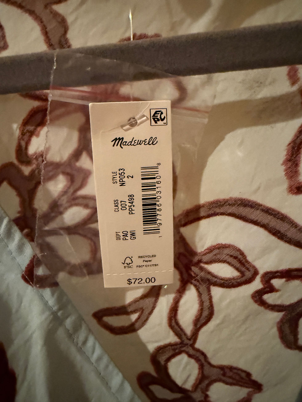 Thumbnail: Madewell Sleeveless Floral Button Top