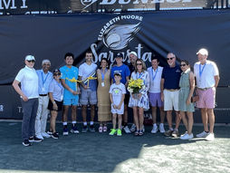 Jorge created the special trophies for the 2026 Elizabeth Moore Sarasota Open.