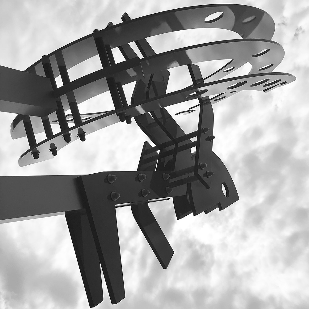 Public art by sculptor Jorge Blanco