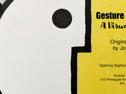 Gesture & Geometry: A Visual Dialogue Original Drawings by Jorge Blanco, Opening Saturday September 20 at 5:30pm