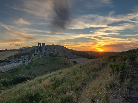 Castle Sunset from East Hill