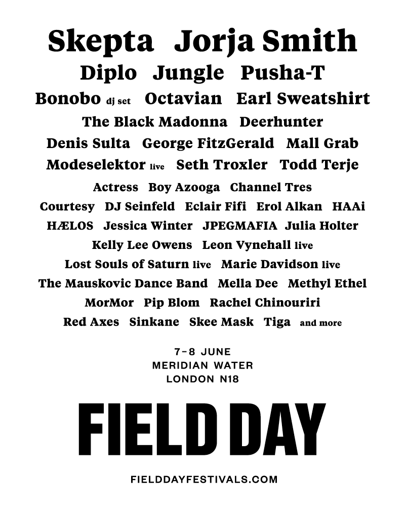 Field Day Reveals 2019 Lineup