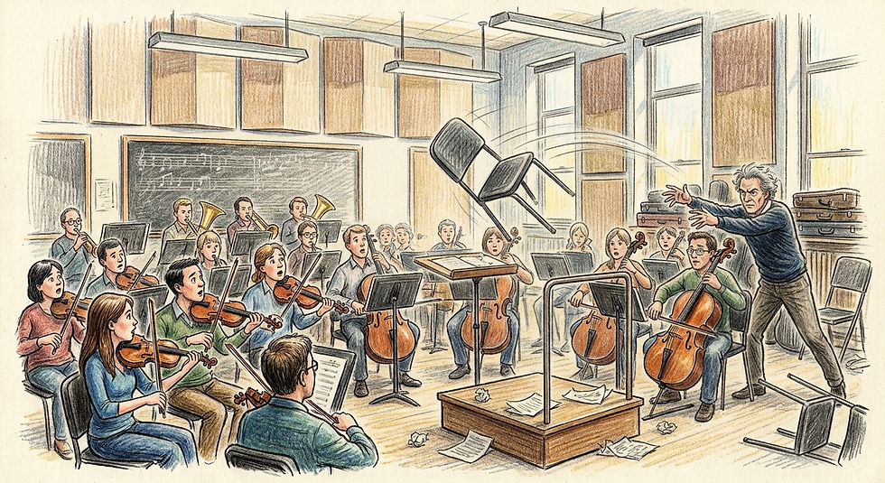 Toss a chair?