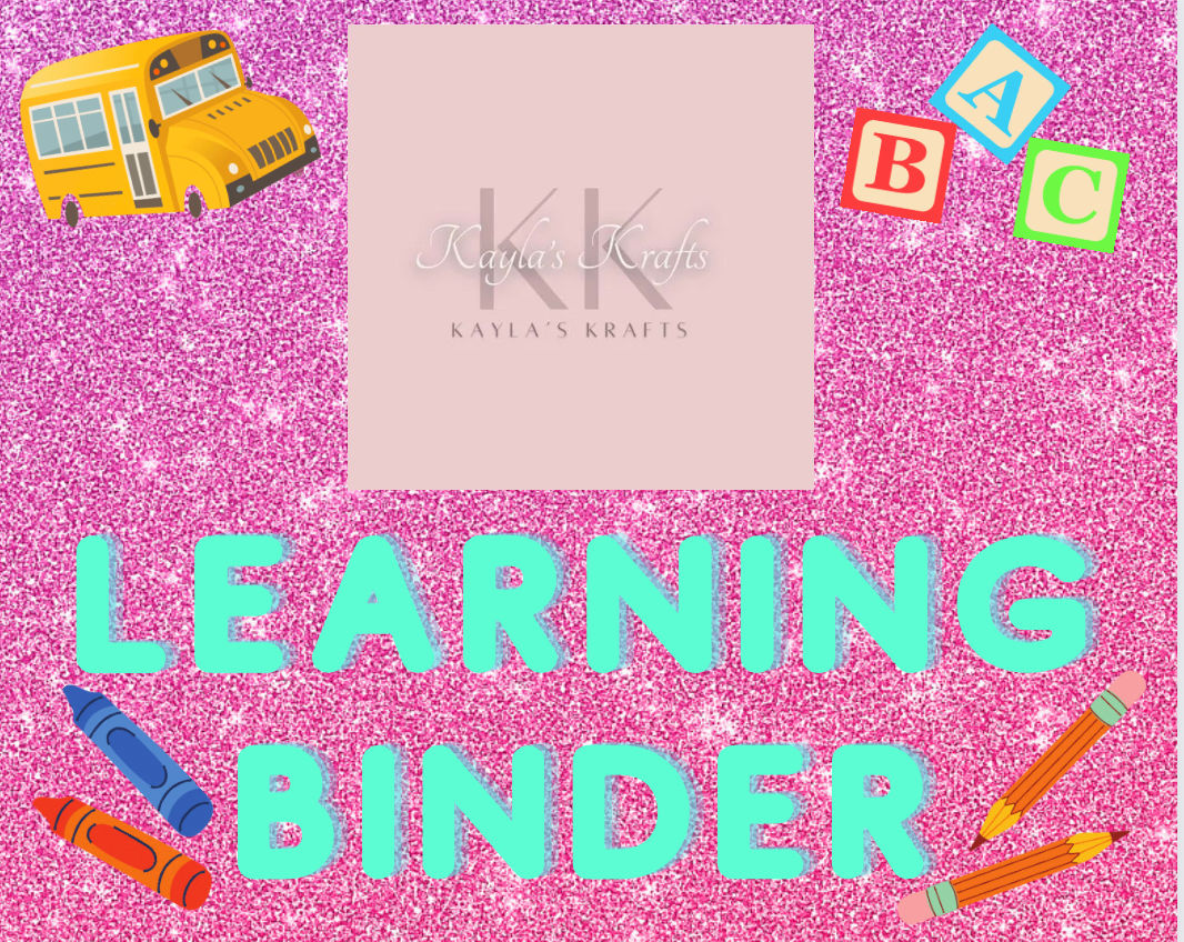 Girls Learning Binder
