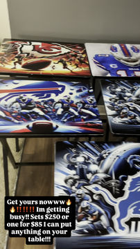 Thumbnail: Set of 4 Custom TV Trays