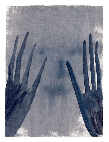 Broken Shell aka Mortal Wound 2023, oil on paper, 30x22cm.jpg