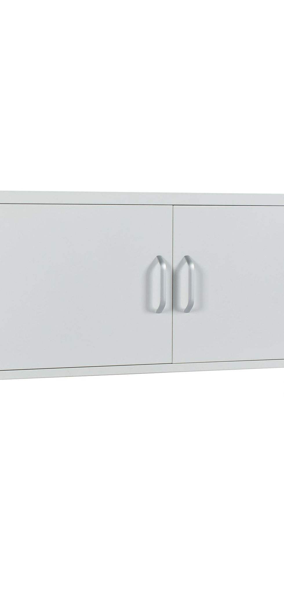 Sideboard Metall KLAUS 115 x 59 cm weiss