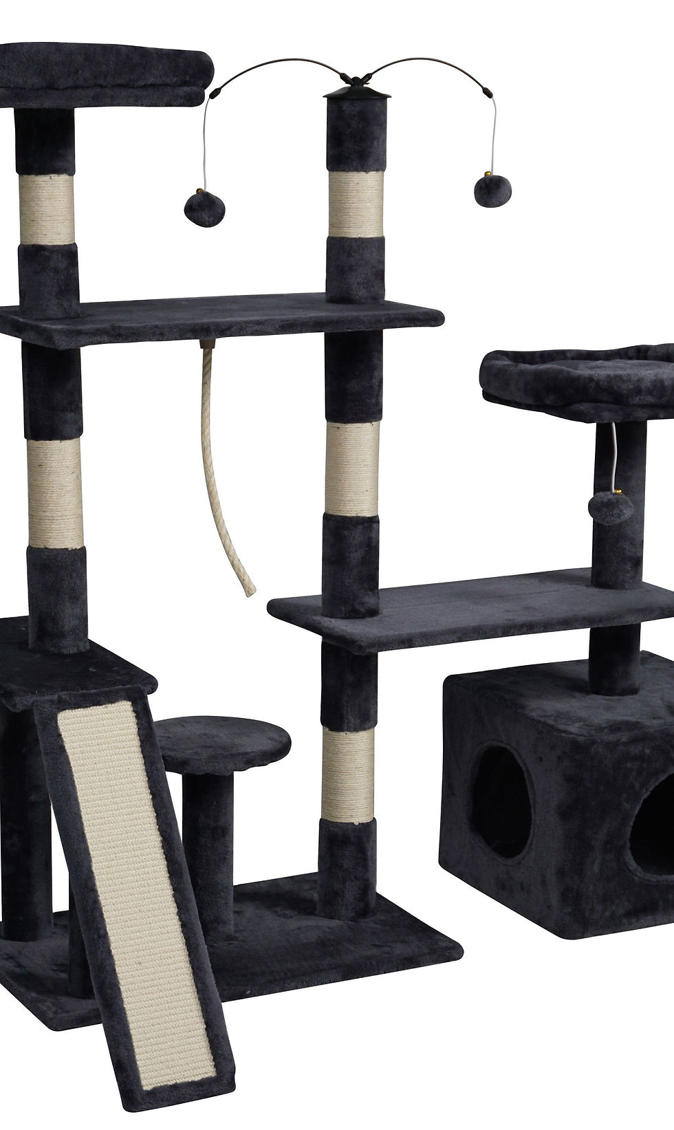 Katzenbaum SMOKY 135 cm anthrazit