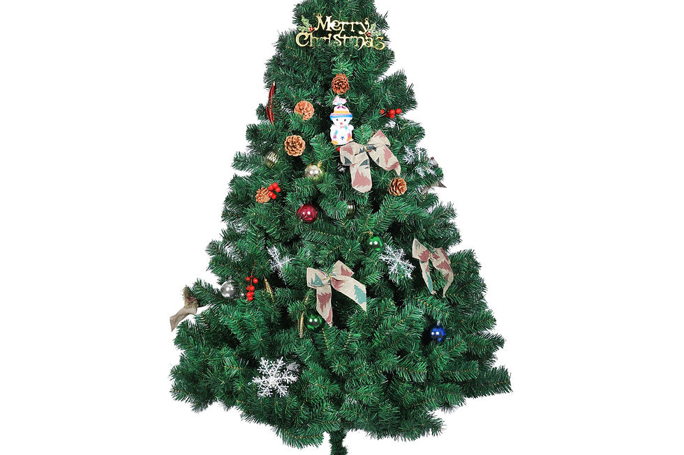 Künstlicher Weihnachtsbaum 180 cm geschmückt