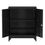 Miniaturbild: Aktenschrank mit 3 Böden 80 x 100 cm schwarz