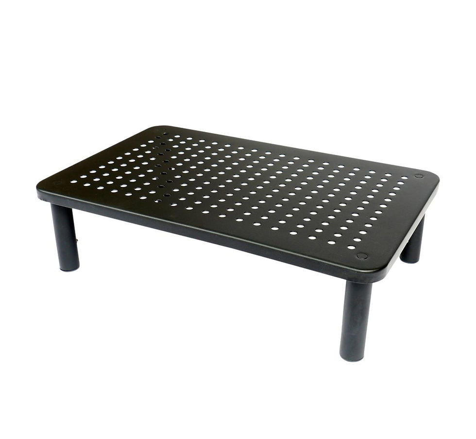 Stehtisch Monitorständer 37 x 23.5 cm schwarz