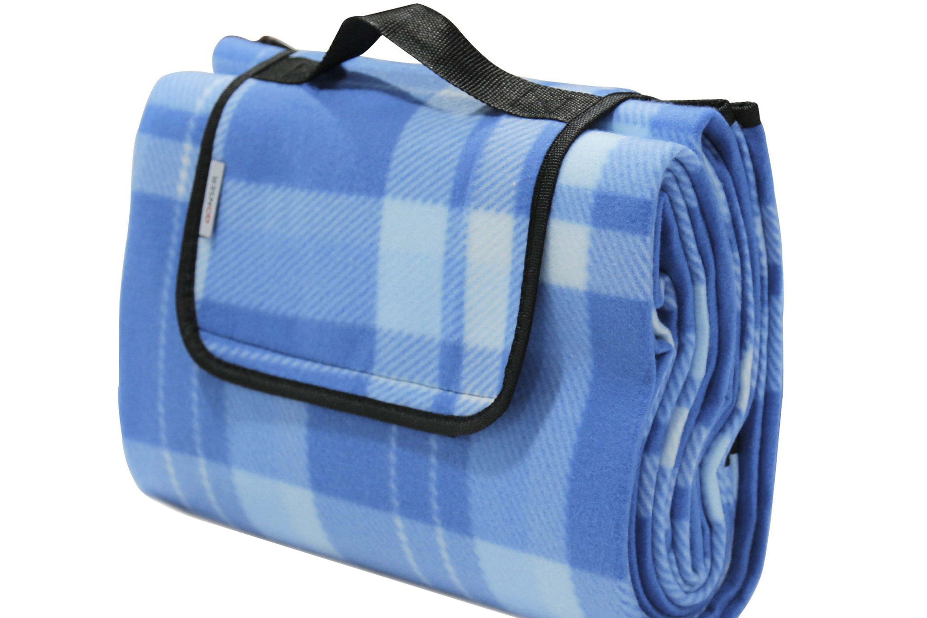 Picknickdecke 200 x 145 cm blau