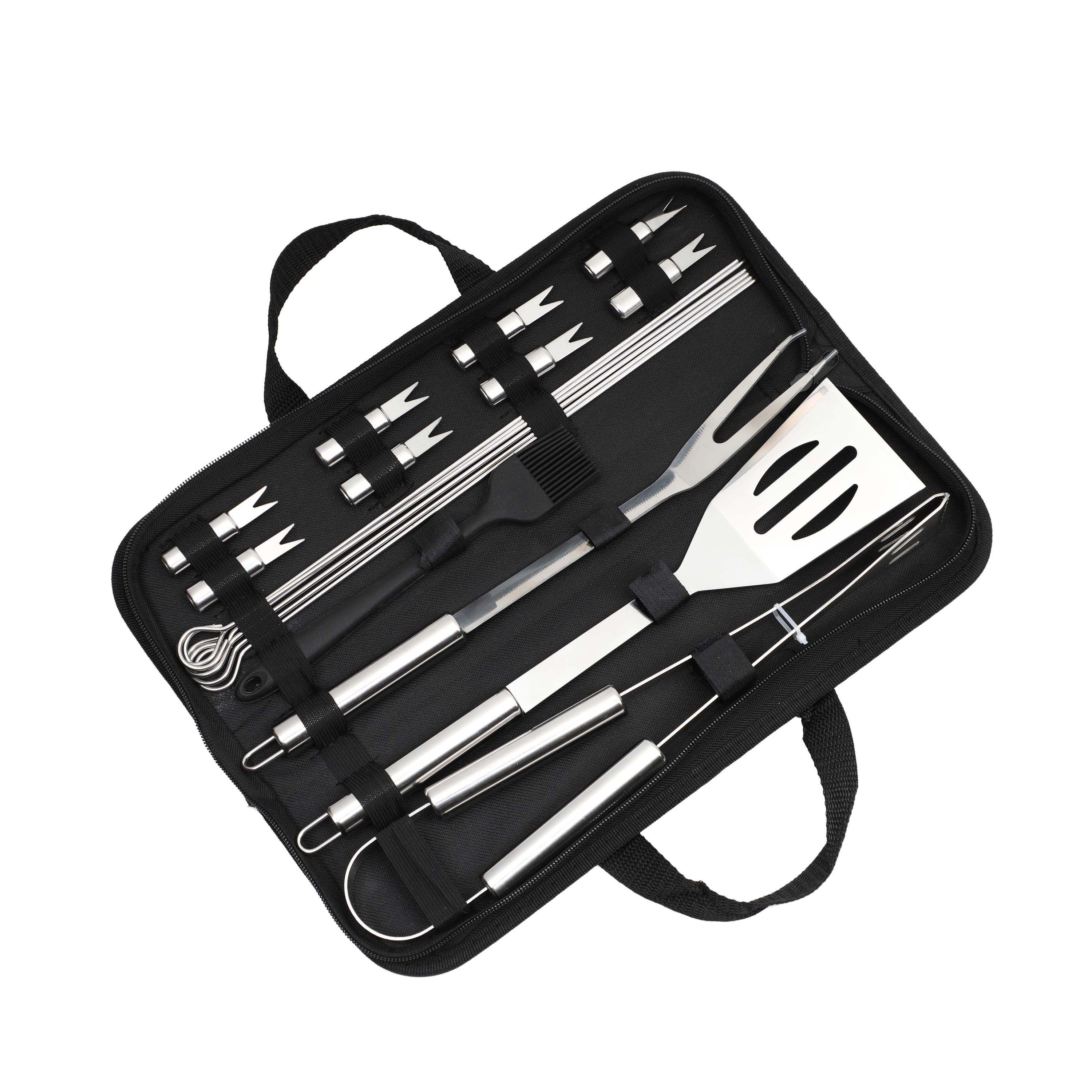 BBQ Grillbesteck Tasche 19-teilig
