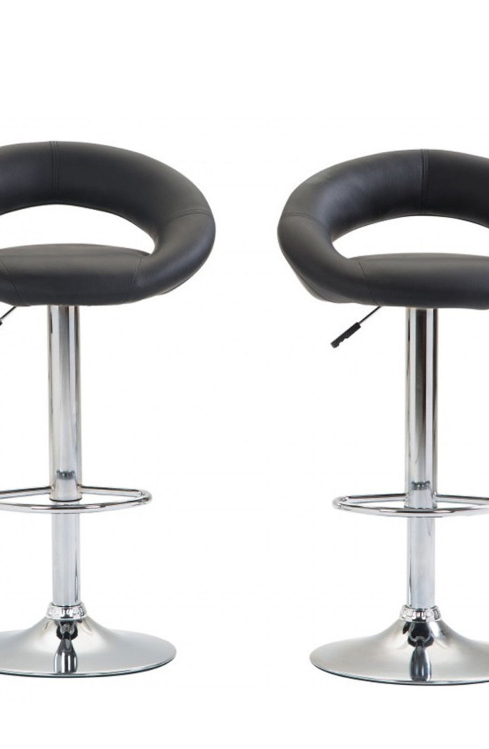 Barhocker WANDA 2er Set schwarz