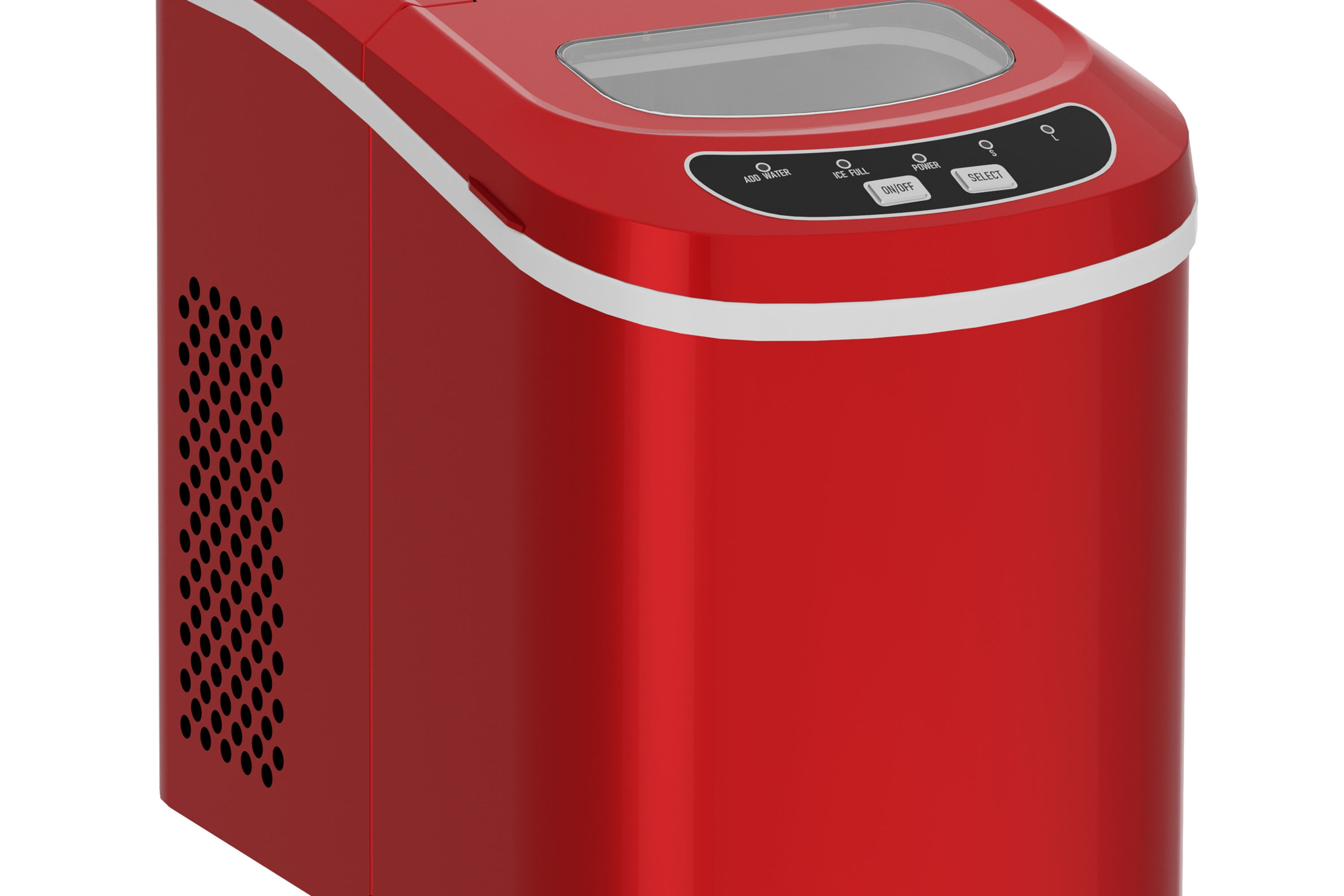 Eiswürfelmaschine rot 2.2L - 12 kg / 24 h